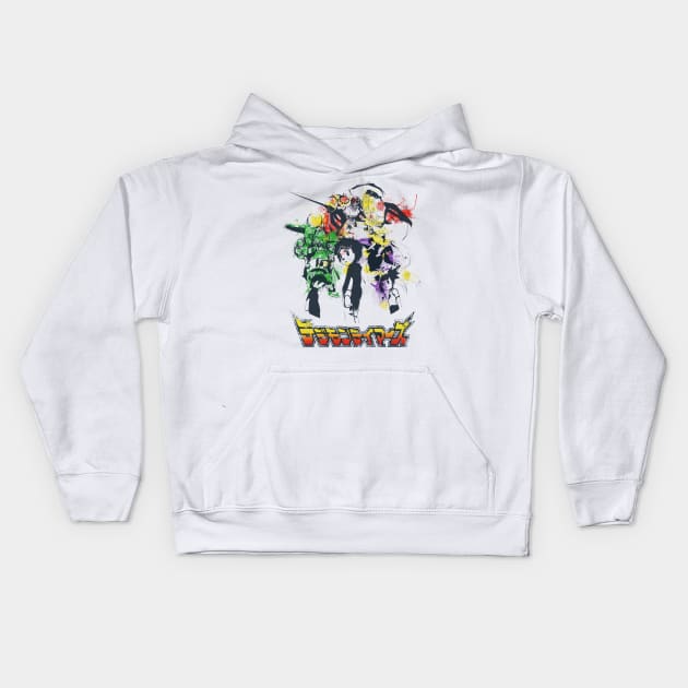 Splash of Tamers Kids Hoodie by ManuLuce